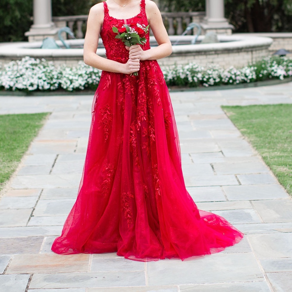 Red Ballgown